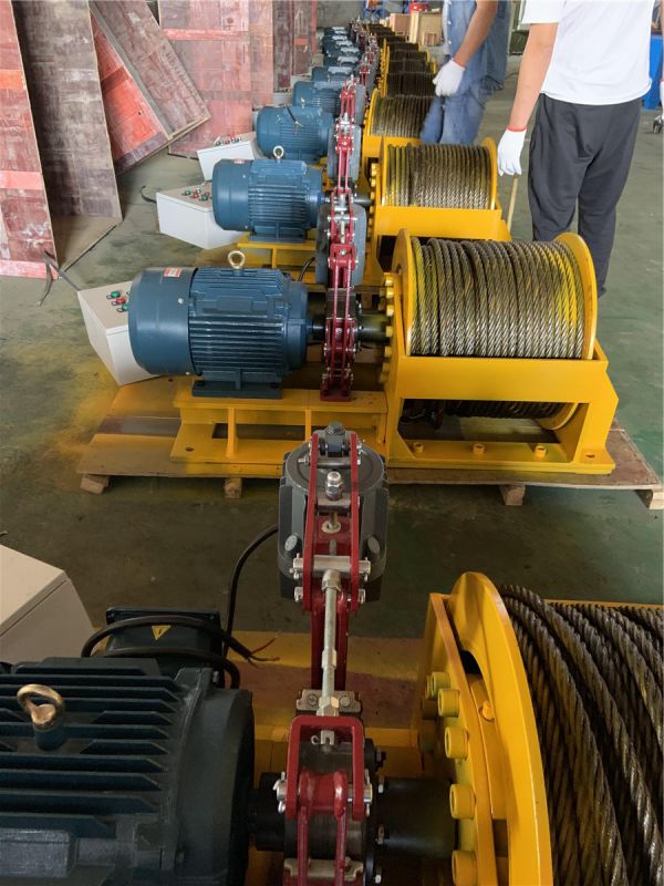 配套卷揚機(jī)用現(xiàn)場調(diào)試